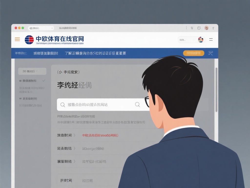 以小李的经历为例，他曾因搜索“中欧体育在线官网”而
