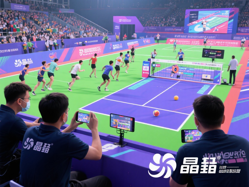 在传播体育精神的过程中，晶晶并未局限于传统的赛事组